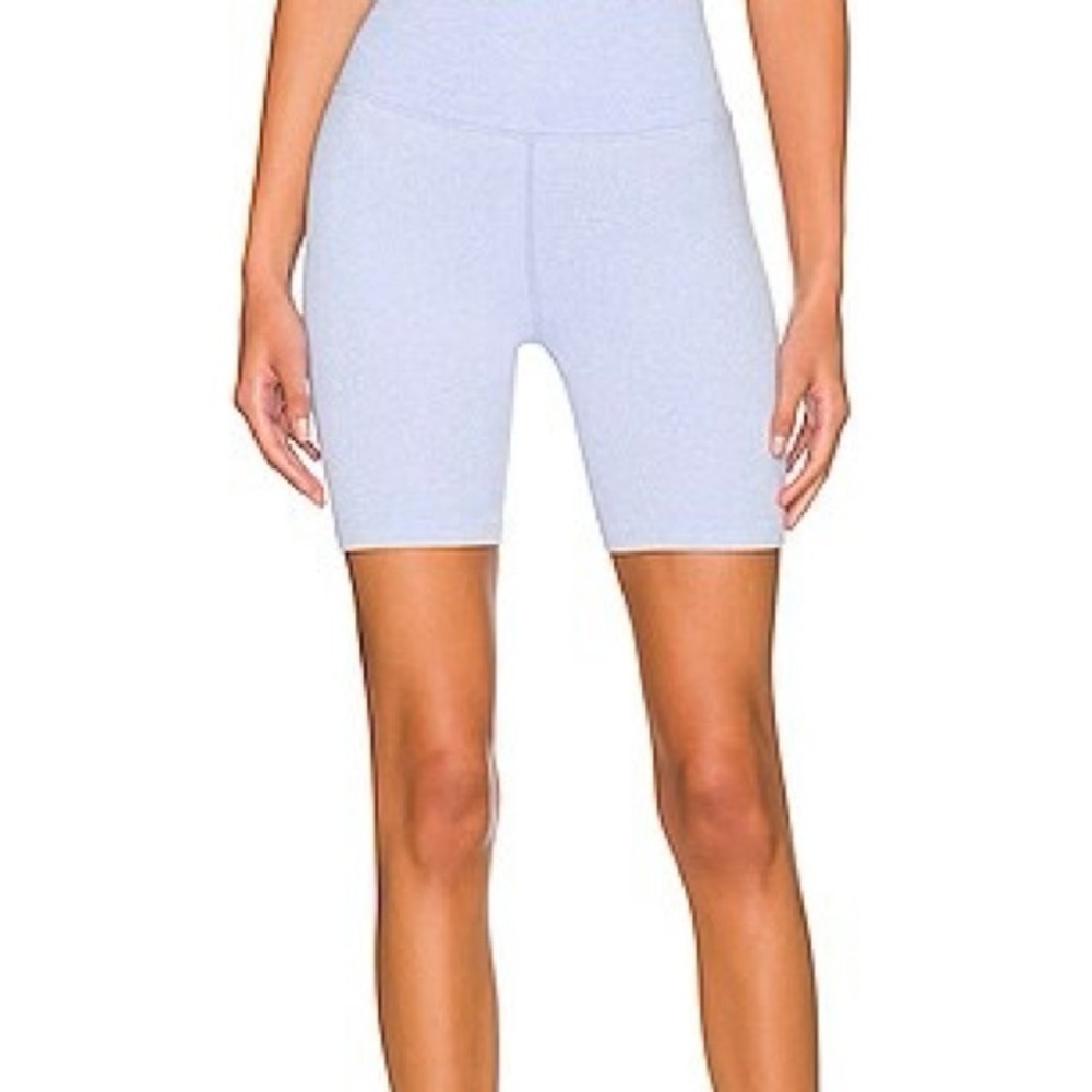 Spiritual Gangster Blue Bike Shorts